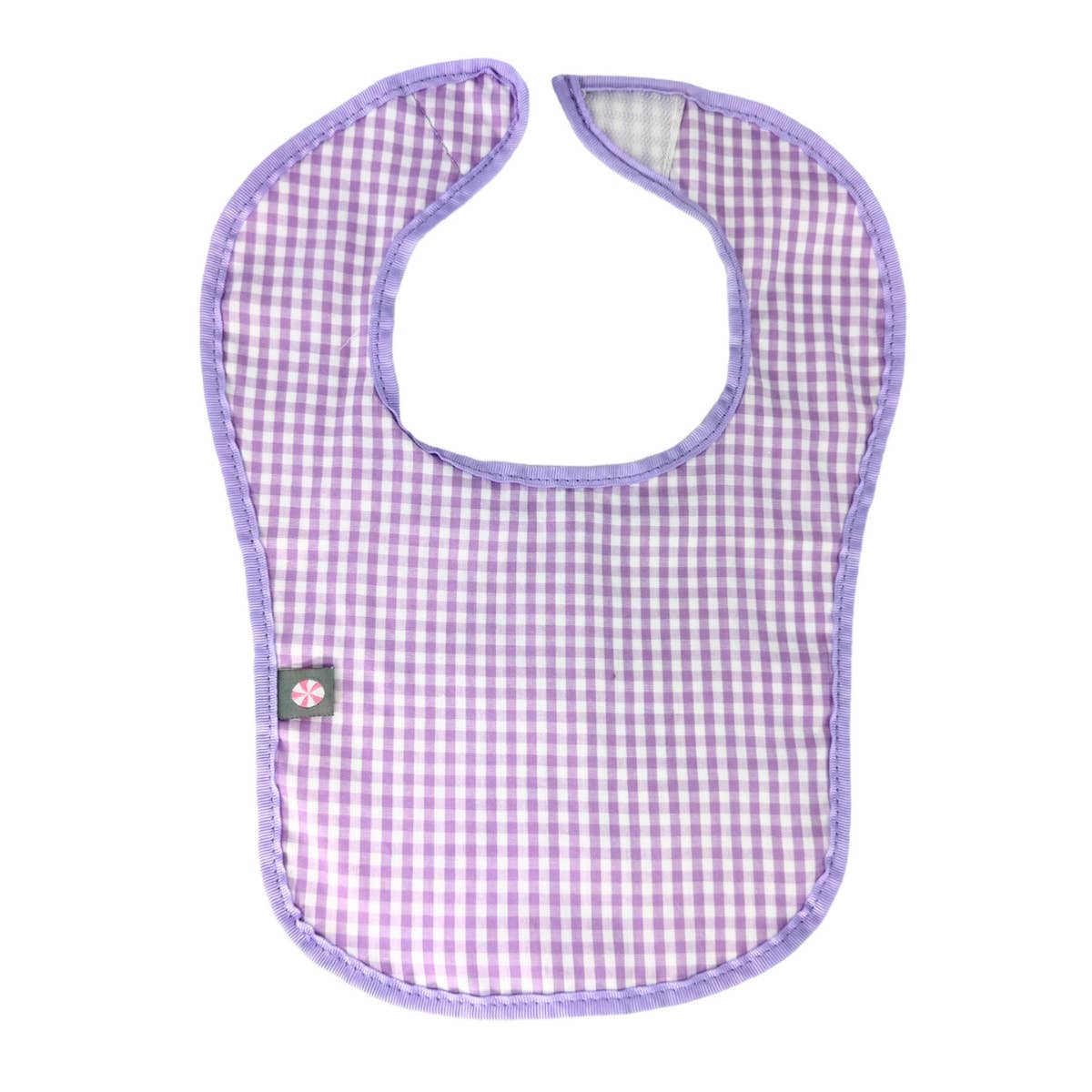 Lilac Gingham Bib | Mint