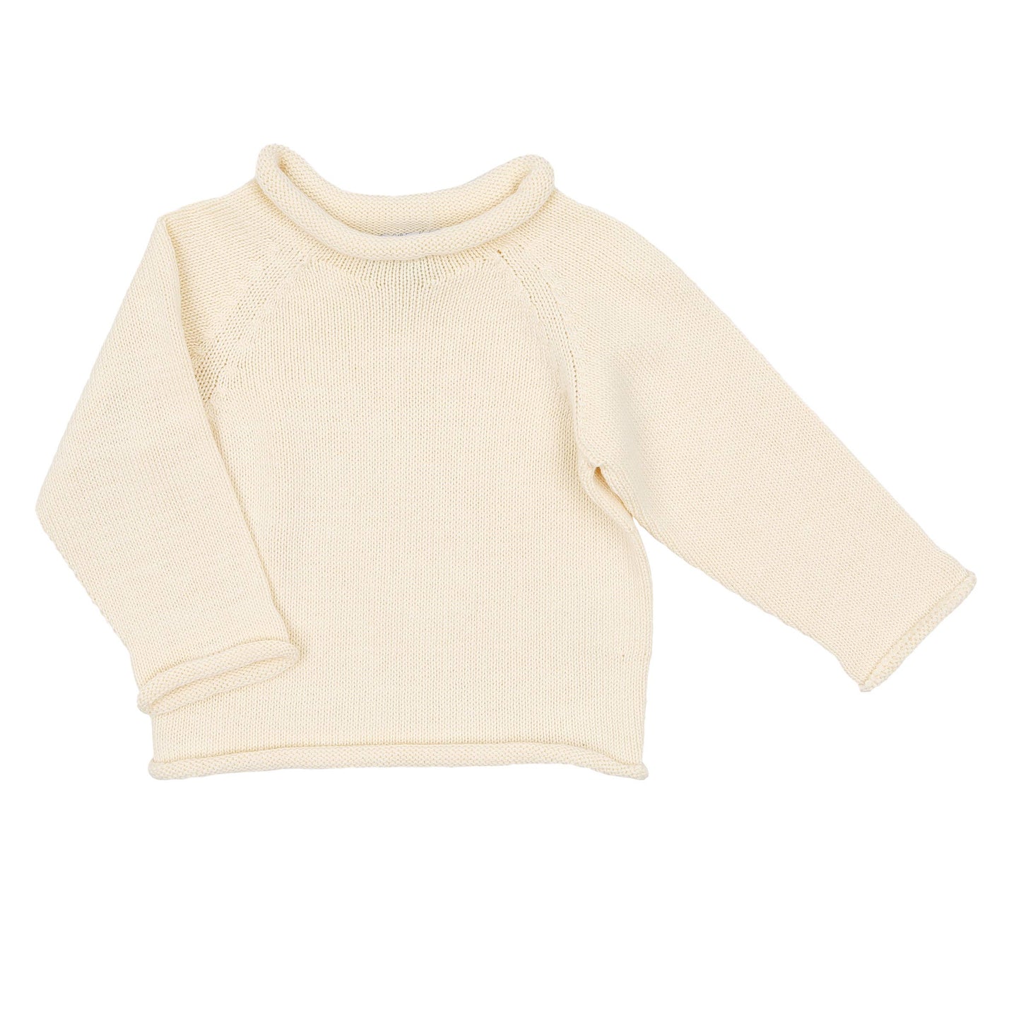 Essentials Knits Ivory Raglan Sweater: 18 Months