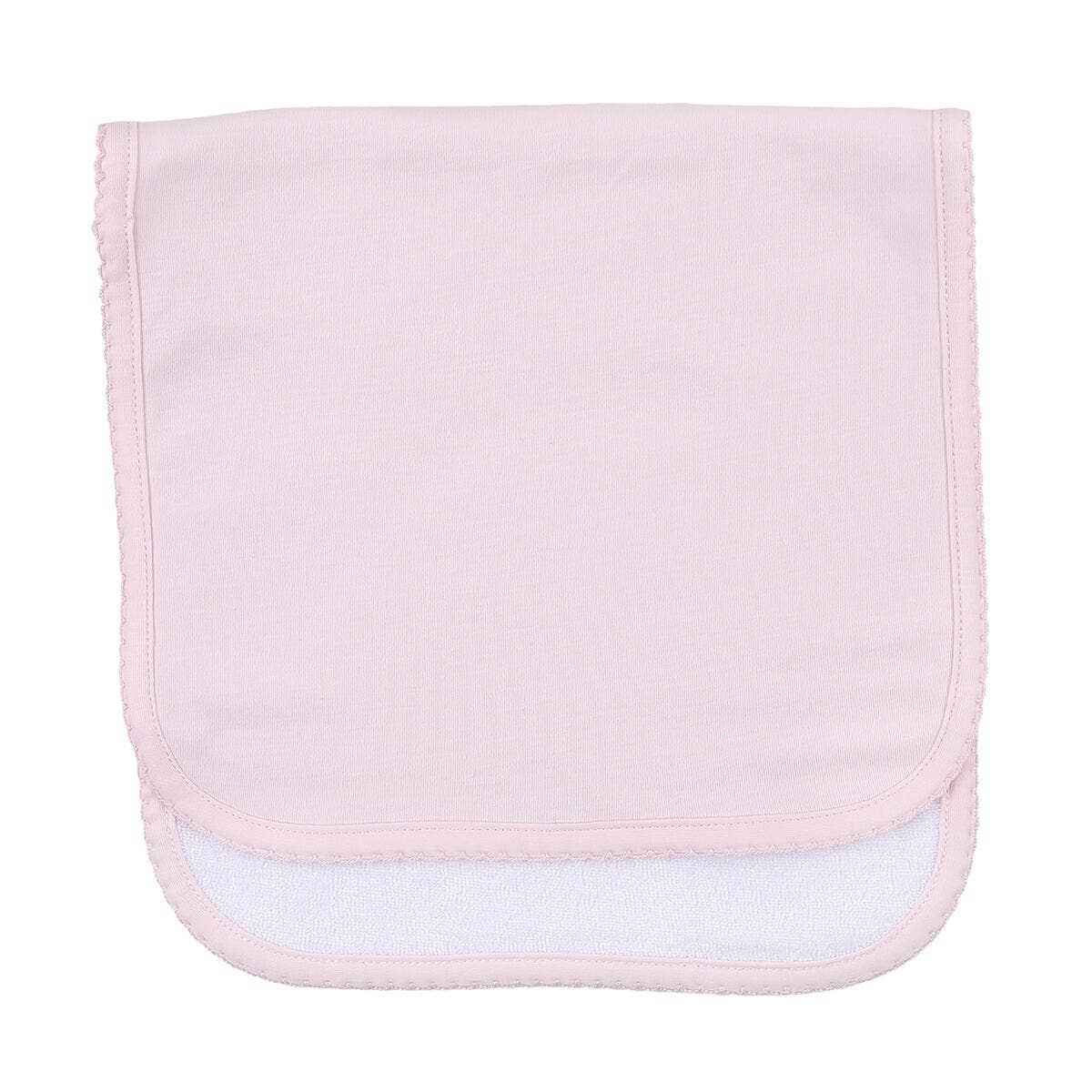 Essentials Solid Pink Burp Cloth: Pink / One Size