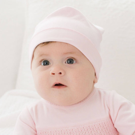 Essentials Solid Pink Hat: Pink / Newborn