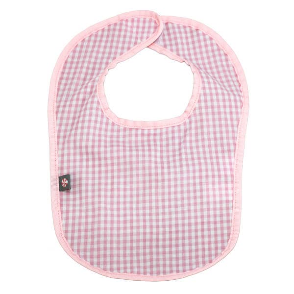 Pink Gingham Bib | Mint