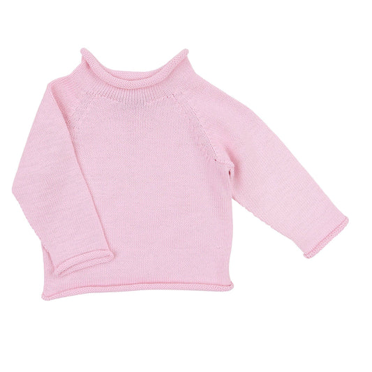 Essentials Knits Pink Raglan Sweater: 18 Months