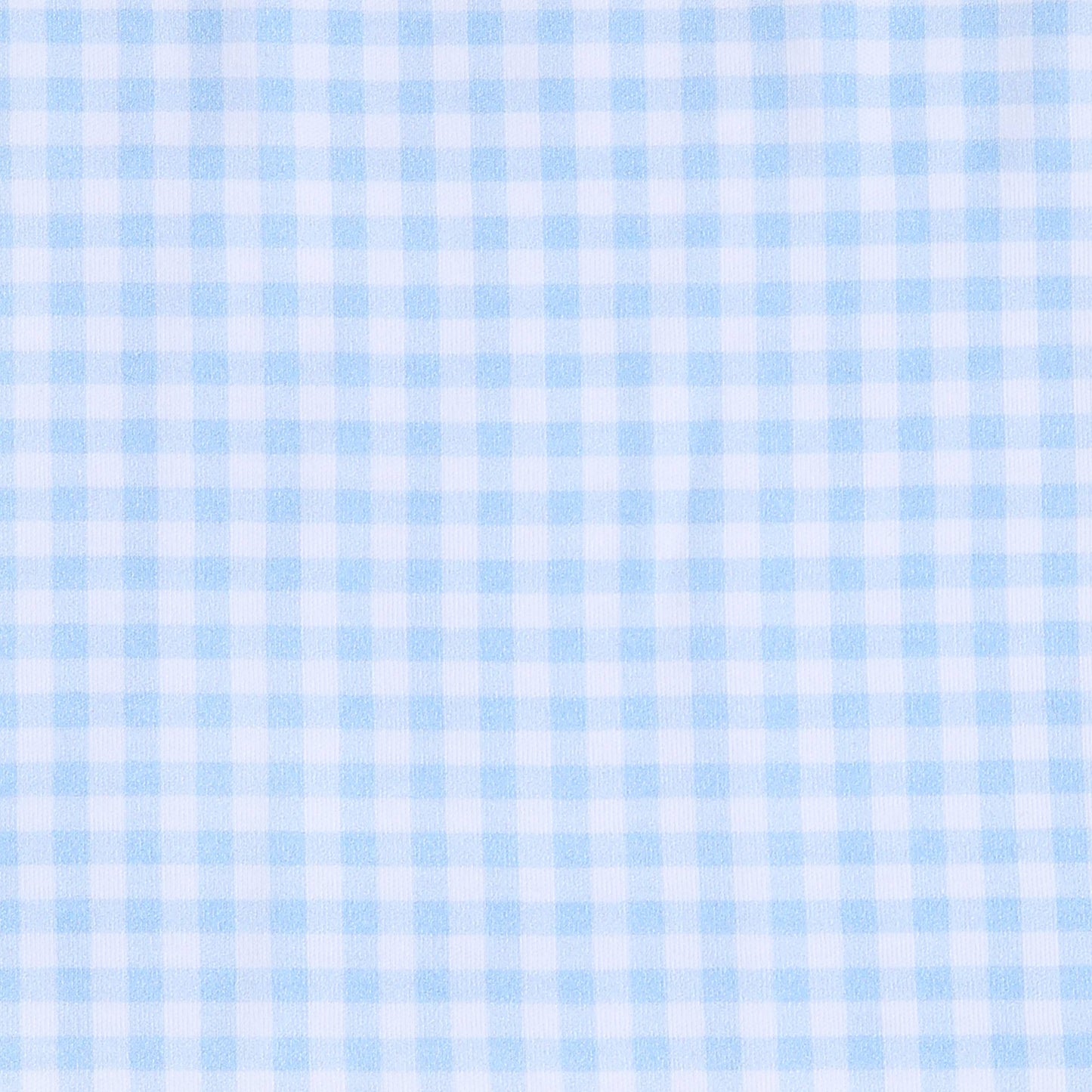 Mini Checks Collared S/S Bubble - Boy: Blue / 3M/SM