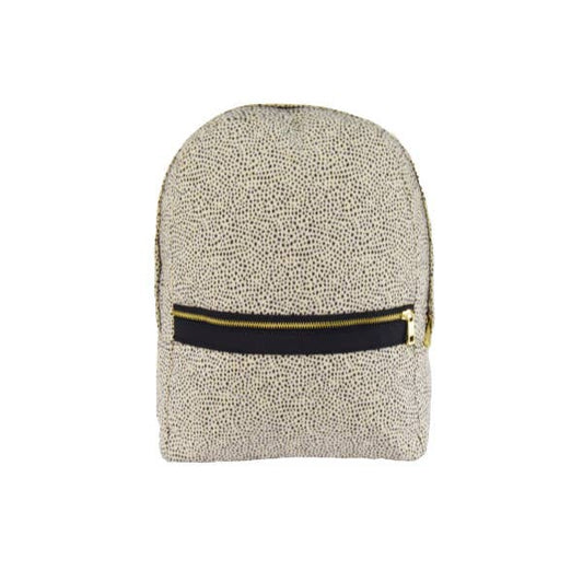 Cheetah Seersucker Medium Backpack | Mint