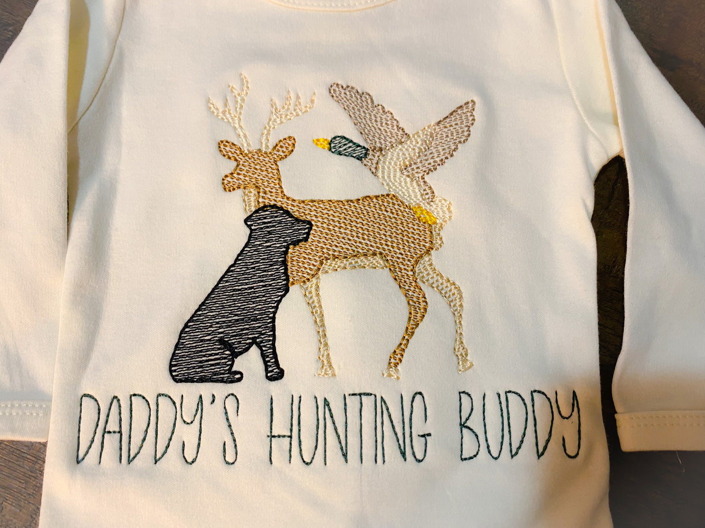 Daddy’s hunting buddy